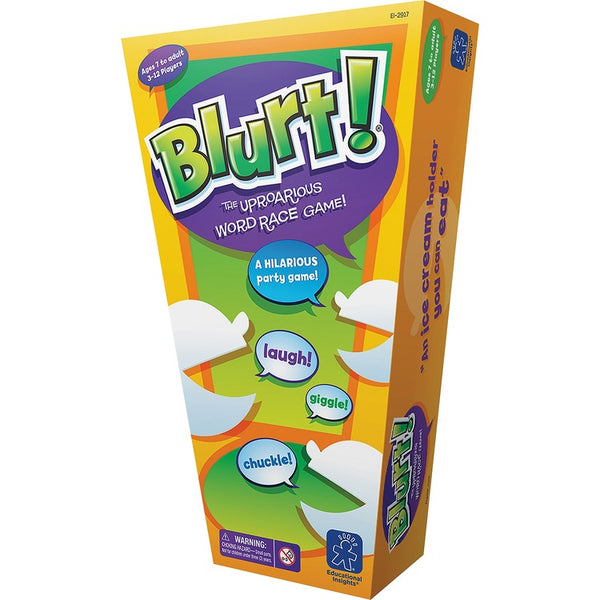 Educational Insights Blurt Word Race Game, 200 Card (EII2917) Each