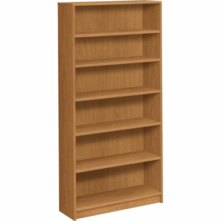 HON 1870 Series Bookcase, Six Shelf, 36w x 11 1/2d x 72 5/8h, Harvest (HON1876C)
