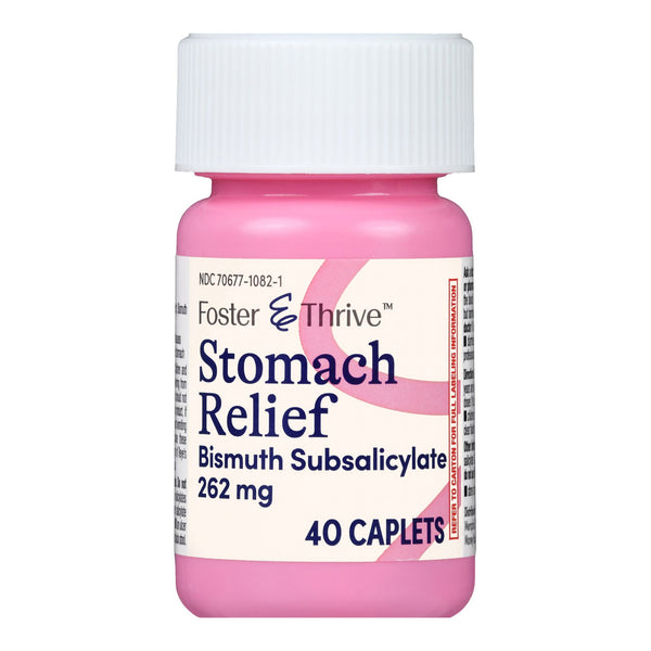 Foster & Thrive™ Anti-Diarrheal 262 mg Strength Caplet 40 per Bottle (1235108_BT) 1/BT