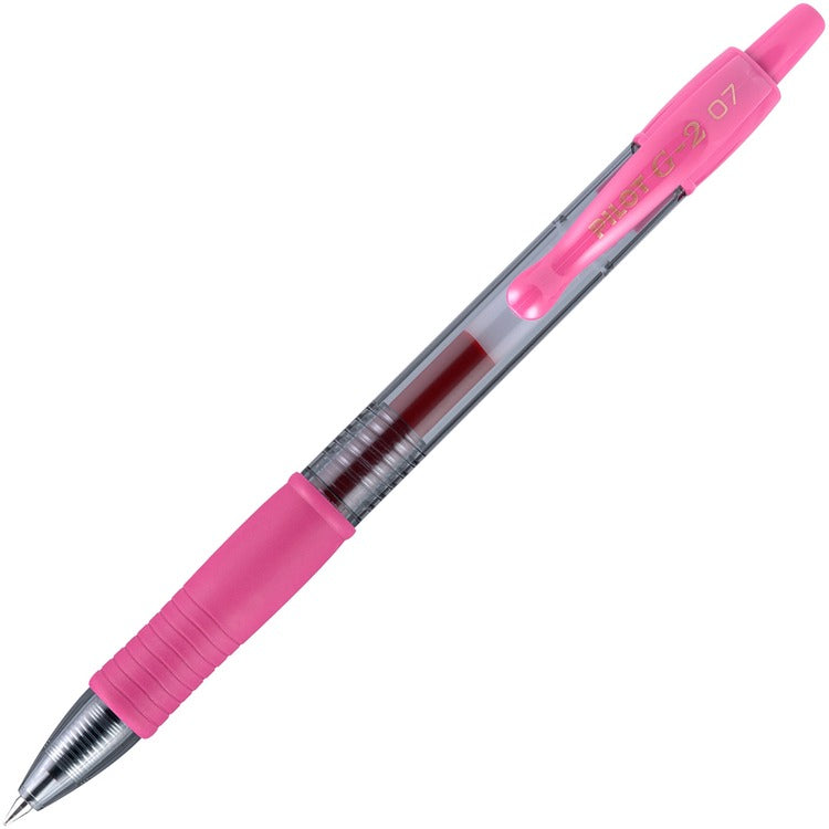 Pilot G-2 Gel Pen, 0.7 MM, Pink (PIL31174) Box of 12