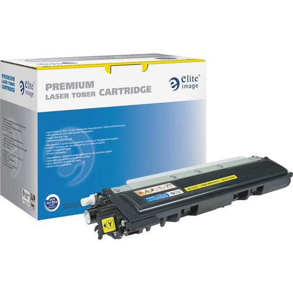 Elite Image Remanufactured Toner Cartridge, Alternative for Brother (TN210Y), Laser, 1400 Pages, Yellow, 1 Each (ELI75662) Each