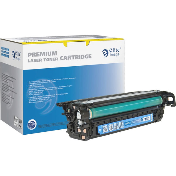 Elite Image Remanufactured Toner Cartridge, Alternative for HP 648A (CE261A), Laser, 11000 Pages, Cyan, 1 Each (ELI75678) Each
