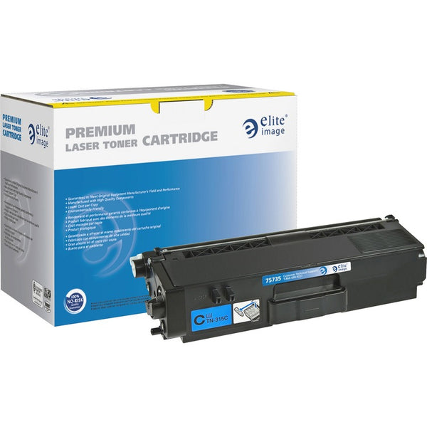 Elite Image Remanufactured Toner Cartridge, Alternative for Brother (TN315), Laser, 3500 Pages, Cyan, 1 Each (ELI75735) Each