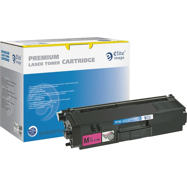 Elite Image Remanufactured Toner Cartridge, Alternative for Brother (TN315), Laser, 3500 Pages, Magenta, 1 Each (ELI75736) Each