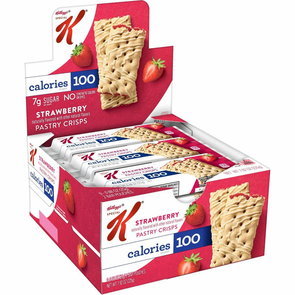 Special K Special K Pastry Crisps, Strawberry, 9/Box (KEB56924) Box of 9