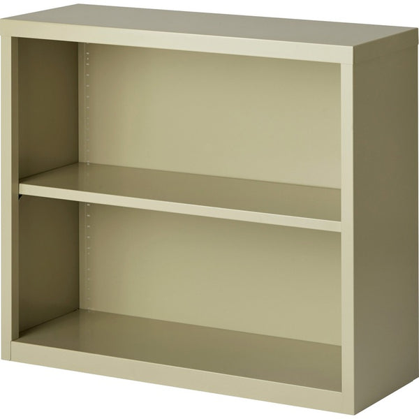 Lorell 2-Shelf Bookcase, Putty (LLR41281)