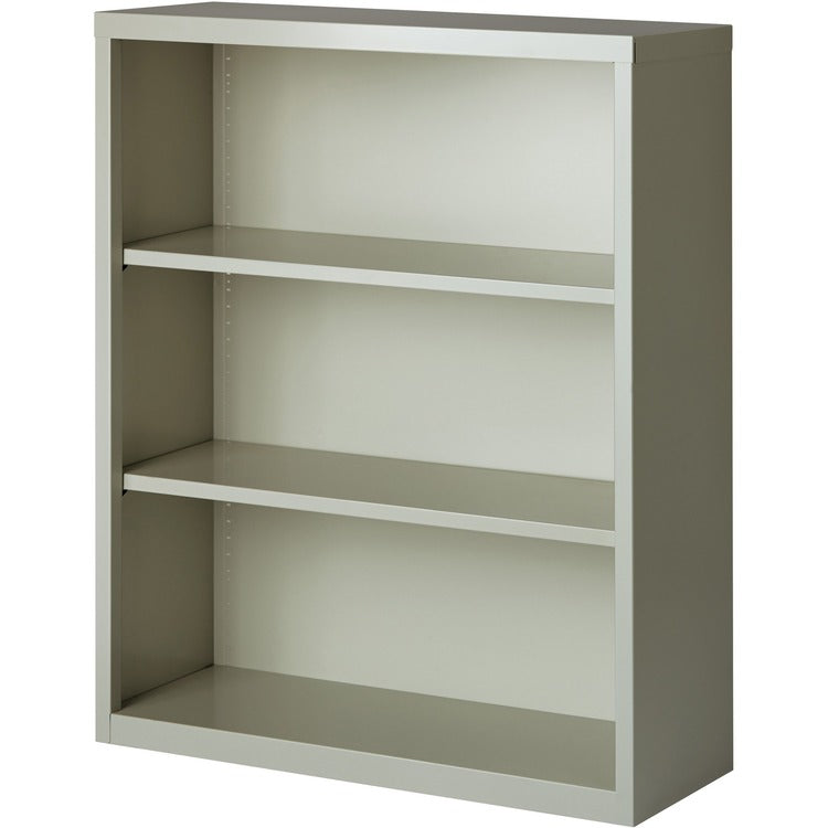 Lorell 3-Shelf Bookcase, Light Gray (LLR41283)
