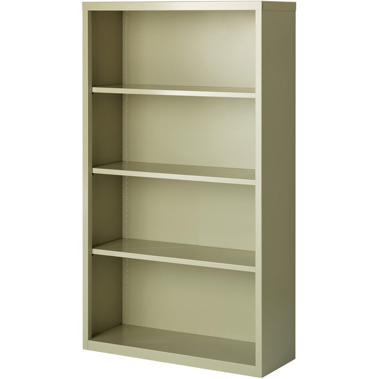 Lorell 4-Shelf Bookcase, Putty (LLR41287)