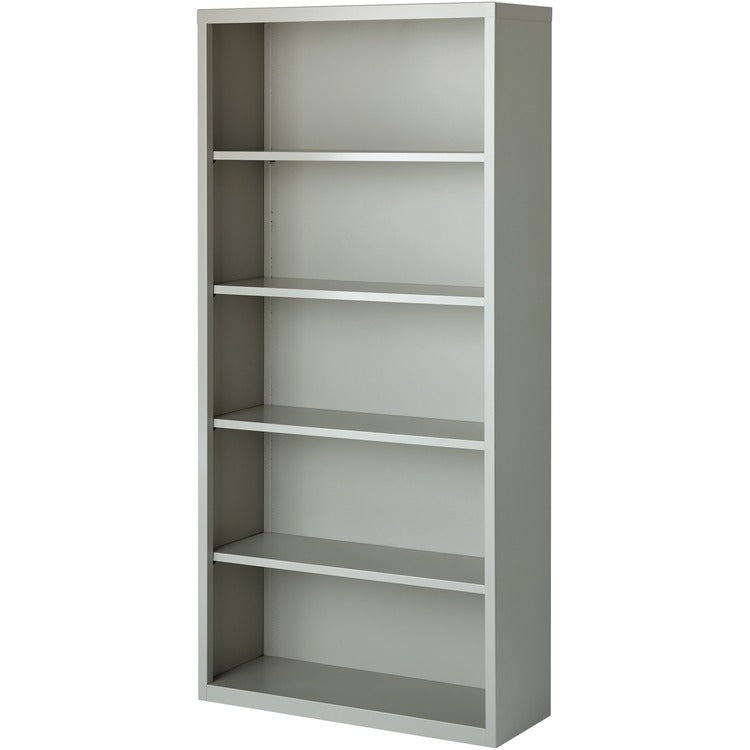 Lorell 5-Shelf Bookcase, Light Gray (LLR41289)