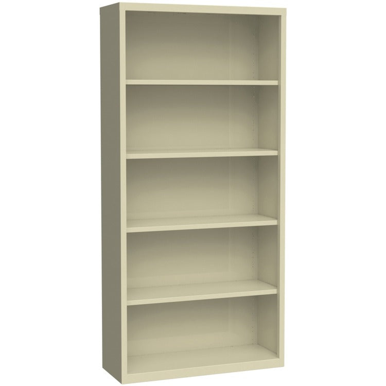 Lorell 5-Shelf Bookcase, Putty (LLR41290)