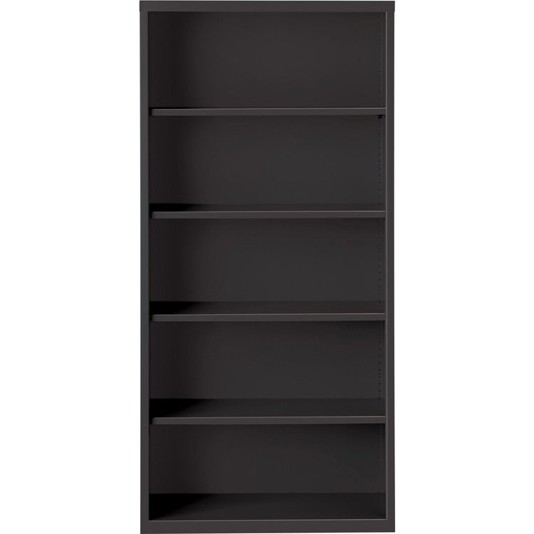 Lorell 5-Shelf Bookcase, Black (LLR41291)
