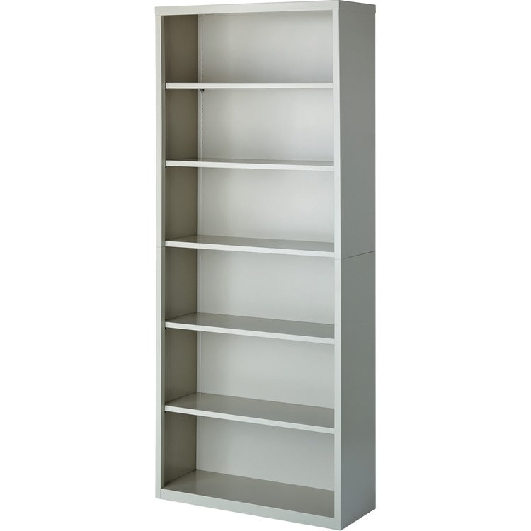 Lorell 6-Shelf Bookcase, Light Gray (LLR41292)