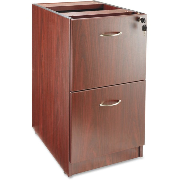 Lorell Freestanding Fixed Pedestal, Mahogany (LLR69605)