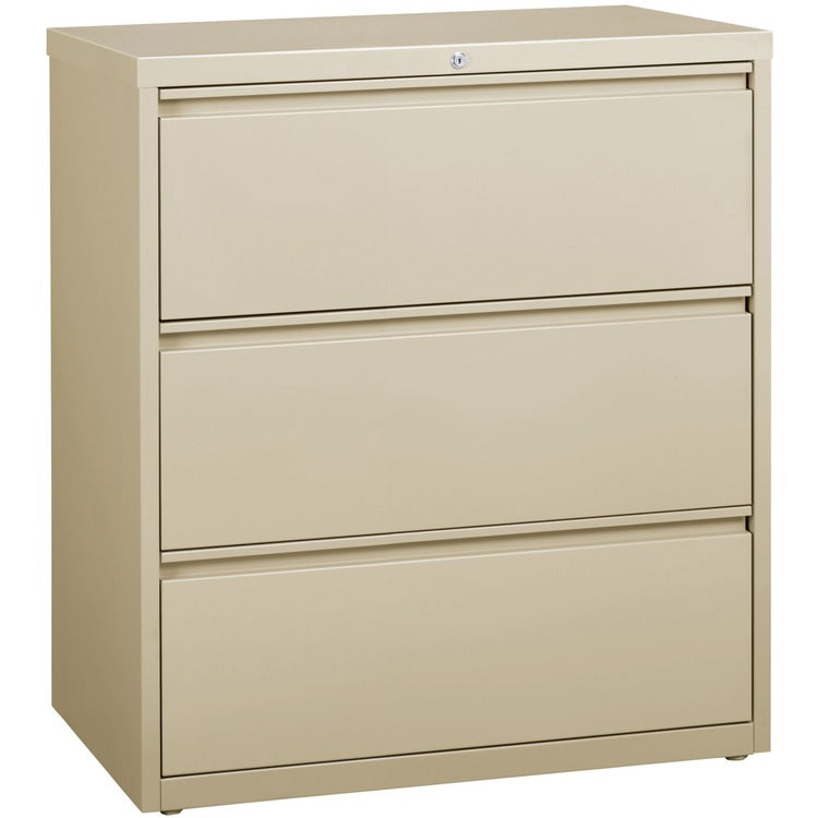 Lorell 3-Drawer Lateral File, Putty (LLR88027)