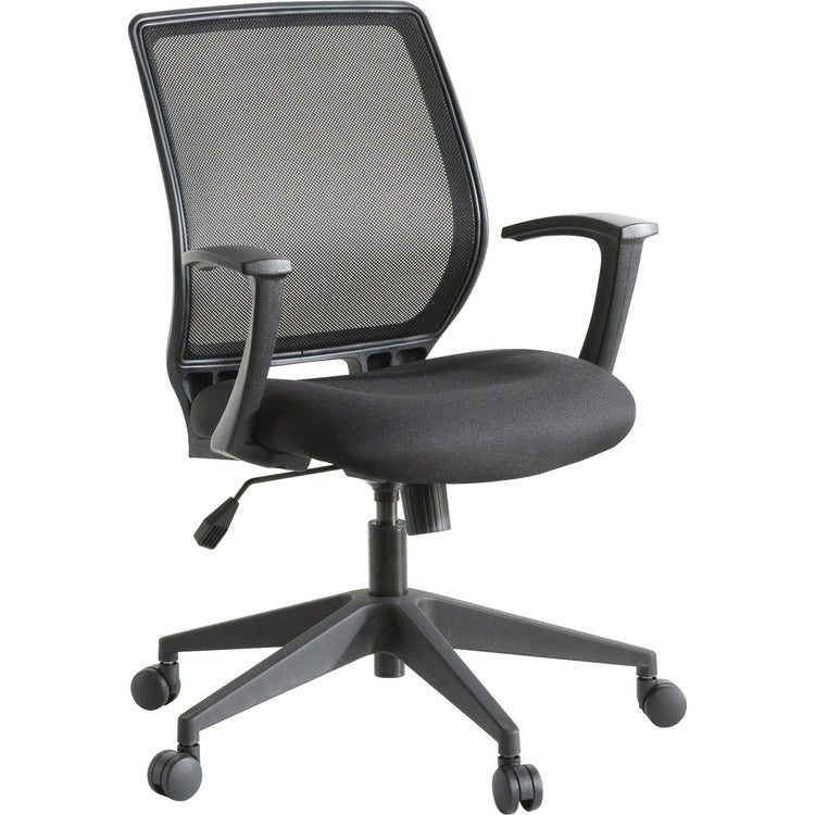 Lorell Executive Mid-back Work Chair, Black (LLR84868)