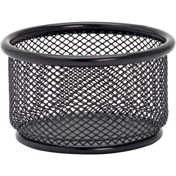 Lorell Mesh Paper Clip Holder, Black (LLR84150)