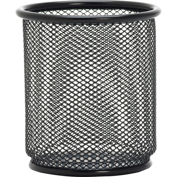 Lorell Mesh Pencil Cup Holder, Black (LLR84149)