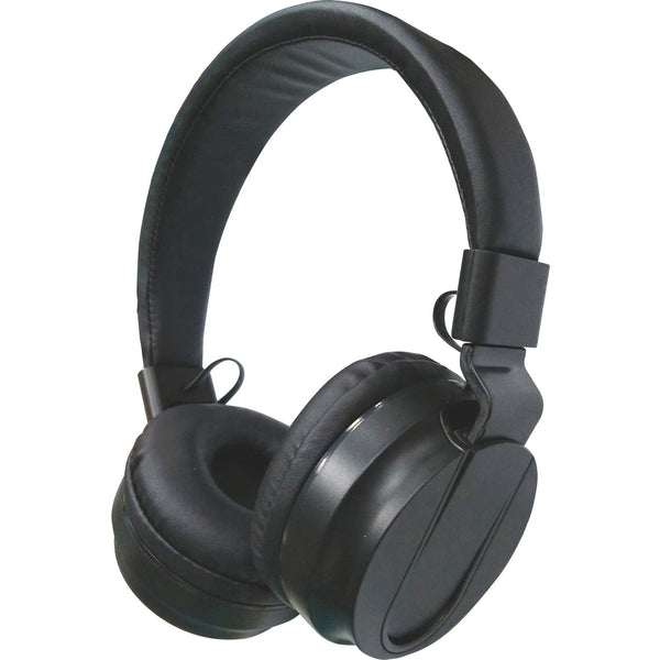 Compucessory Stereo Headphones w/Volume Control, Black (CCS15155) Each