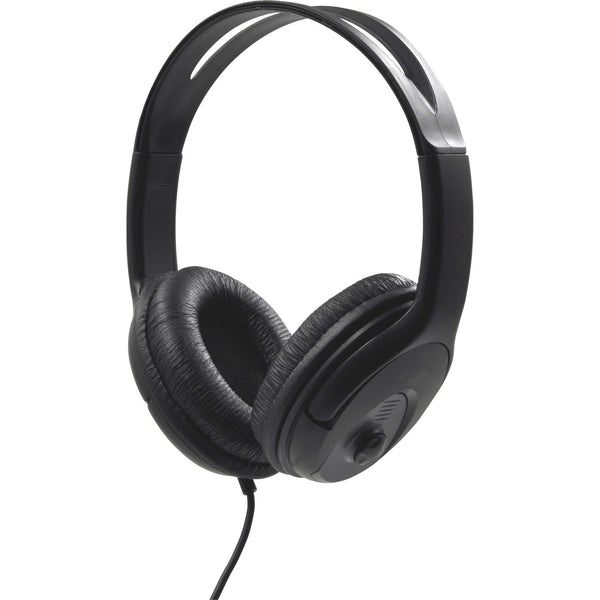 Compucessory Stereo Headset with Volume Control, Black/Red (CCS15153) Each