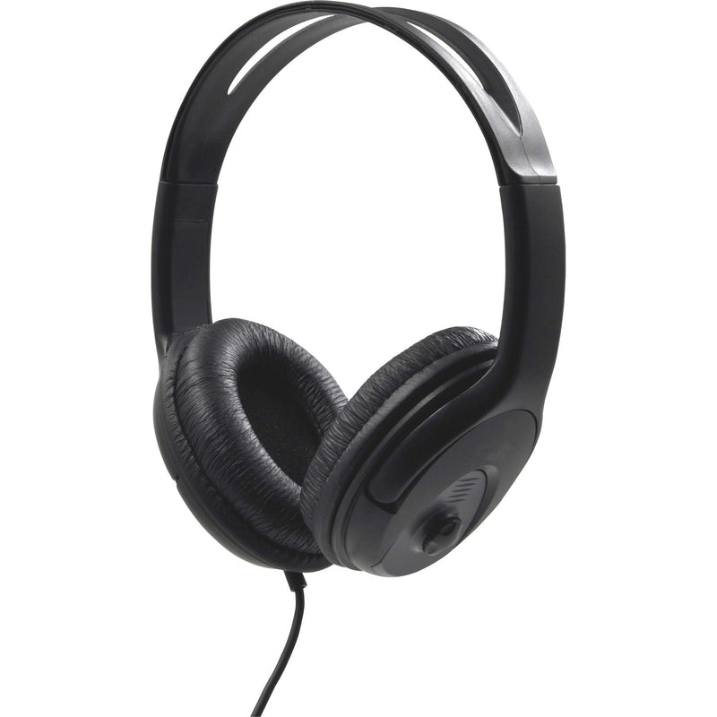 Compucessory Stereo Headset with Volume Control, Black/Red (CCS15153) Each