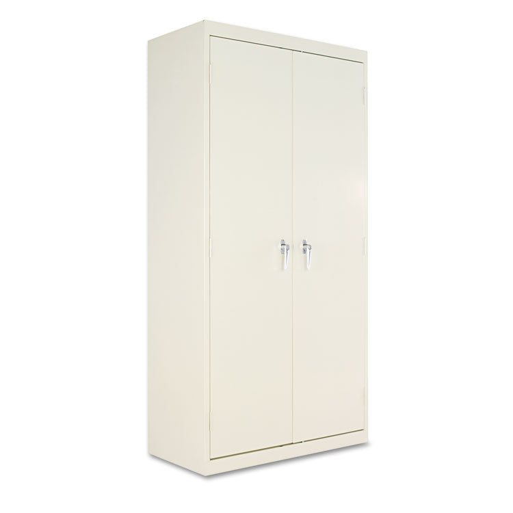 Alera® Assembled 72" High Heavy-Duty Welded Storage Cabinet, Four Adjustable Shelves, 36w x 18d, Putty (ALECM7218PY) Each