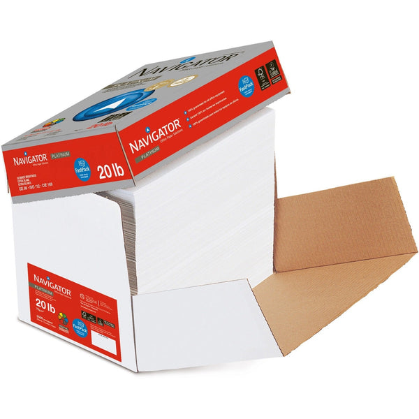 Navigator Premium Copy & Multipurpose Paper, 99 Bright, 8 1/2" x 11", White (SNANPL11FP) 2500 Sheets