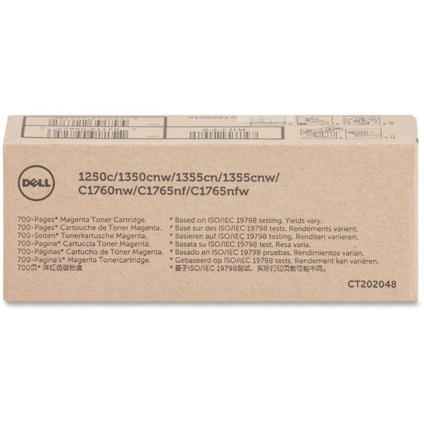 Dell Toner Cartridge, 1250C/1350CNW/1355CN , Magenta (DLLMHT79) Each