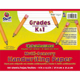 Pacon Grades K, 1 Multi, sensory Handwriting Tablet, 8 1/2" x 11" (PAC2471) Each