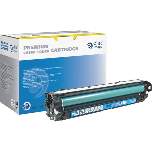 Elite Image Remanufactured Toner Cartridge, Alternative for HP 650A (CE270A), Laser, Cyan, 1 Each (ELI75746) Each