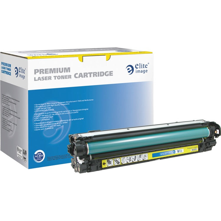 Elite Image Remanufactured Toner Cartridge, Alternative for HP 650A (CE272A), Laser, Yellow, 1 Each (ELI75748) Each