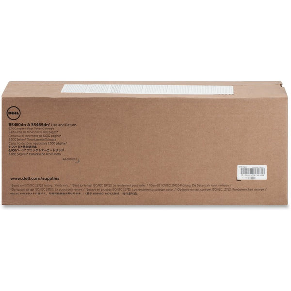Dell Black - Original - Toner Cartridge - Use And Return (DLLT6J1J) Each