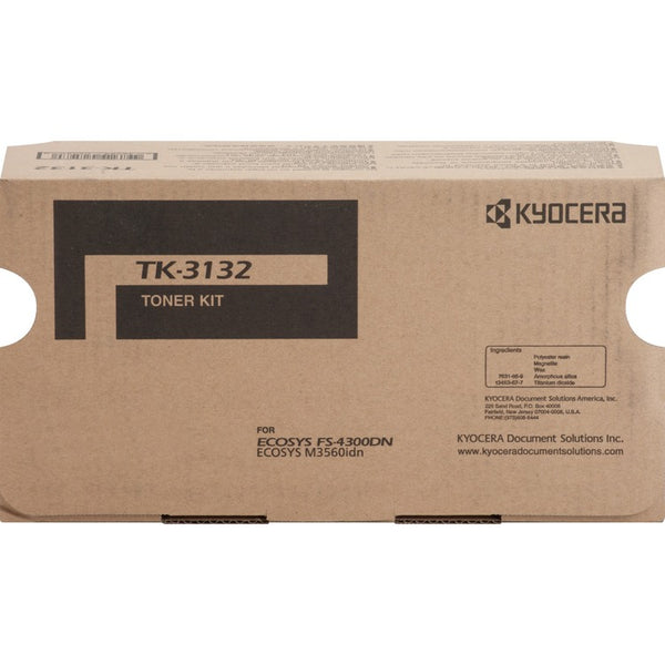 Kyocera Toner Cartridge f/3560/4300, 25,000 Black (KYOTK3132) Each