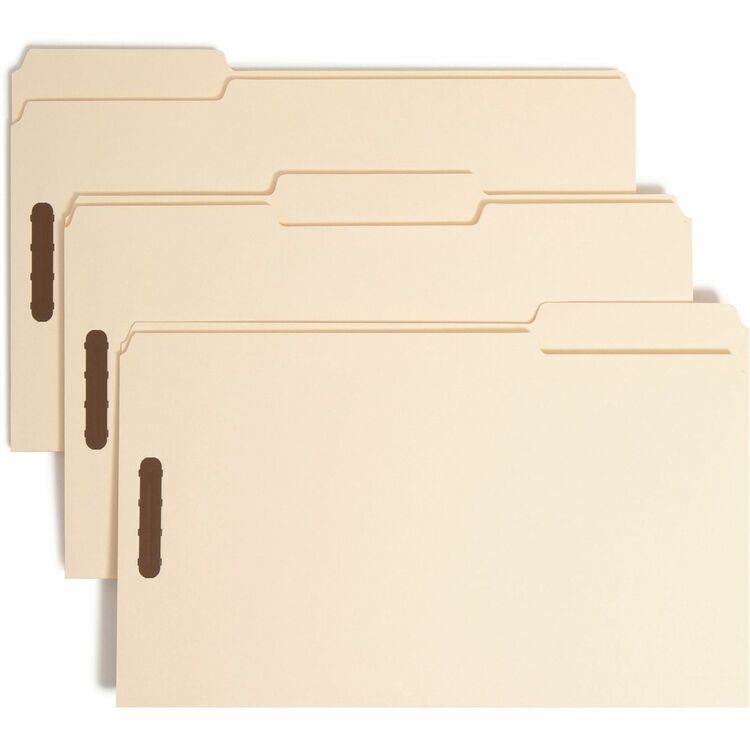 Smead Fastener Folder, Lgl, 1/3Cut, 3/4" Exp, 18pt, 50/BX, MLA (SMD19600)
