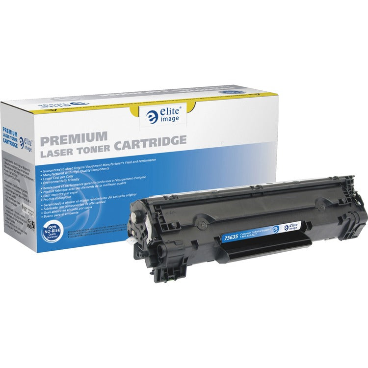 Elite Image Remanufactured MICR Toner Cartridge, Alternative for HP 78A (CE278A), Laser, 2100 Pages, Black, 1 Each (ELI75635) Each
