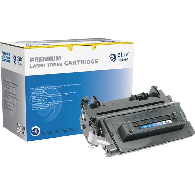 Elite Image Remanufactured MICR Toner Cartridge, Alternative for HP 90A (CE390A), Laser, 10000 Pages, Black, 1 Each (ELI75637) Each