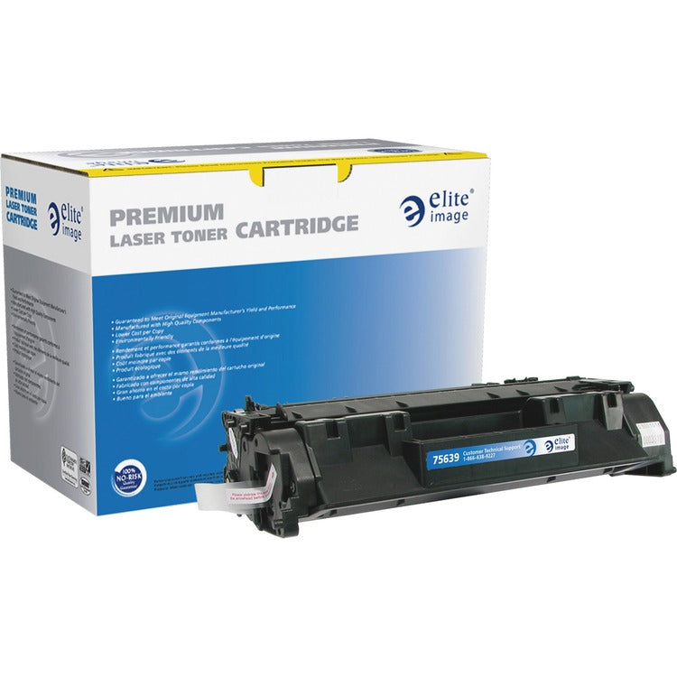 Elite Image Remanufactured MICR Toner Cartridge, Alternative for HP 80A (CF280A), Laser, Ultra High Yield, Black, 2700 Pages, 1 Each (ELI75639) Each