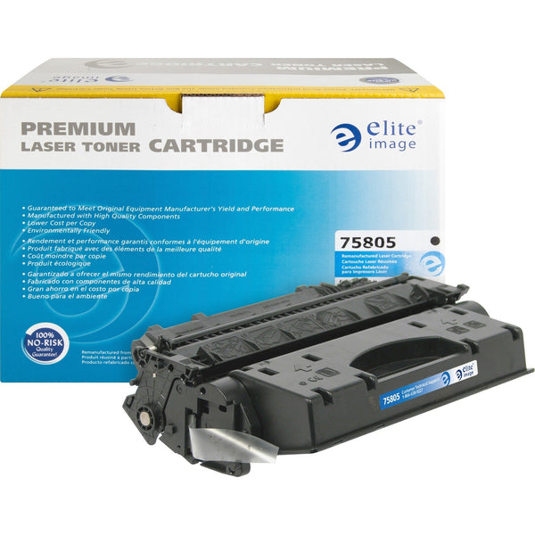 Elite Image Remanufactured Toner Cartridge, Alternative for HP 80X (CF280X), Laser, High Yield, Black, 6900 Pages, 1 Each (ELI75805) Each