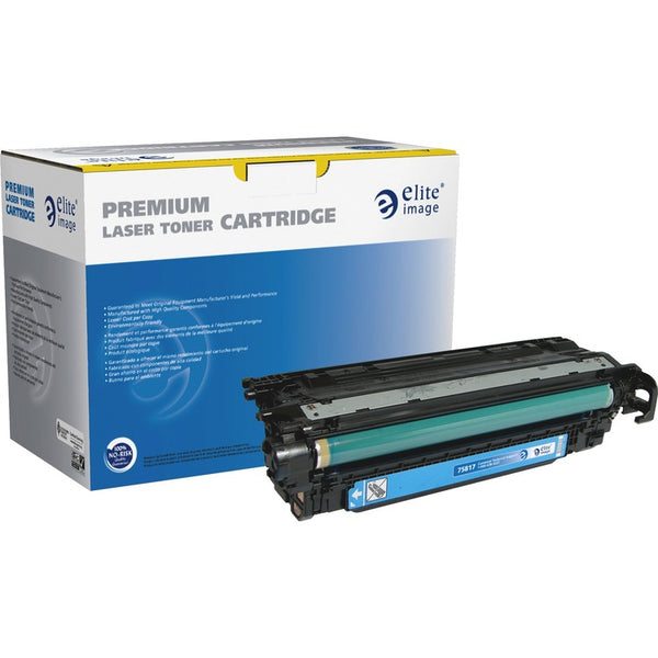 Elite Image Remanufactured Laser Toner Cartridge - Alternative for HP 507A (CE401A) - Cyan (ELI75817) Each