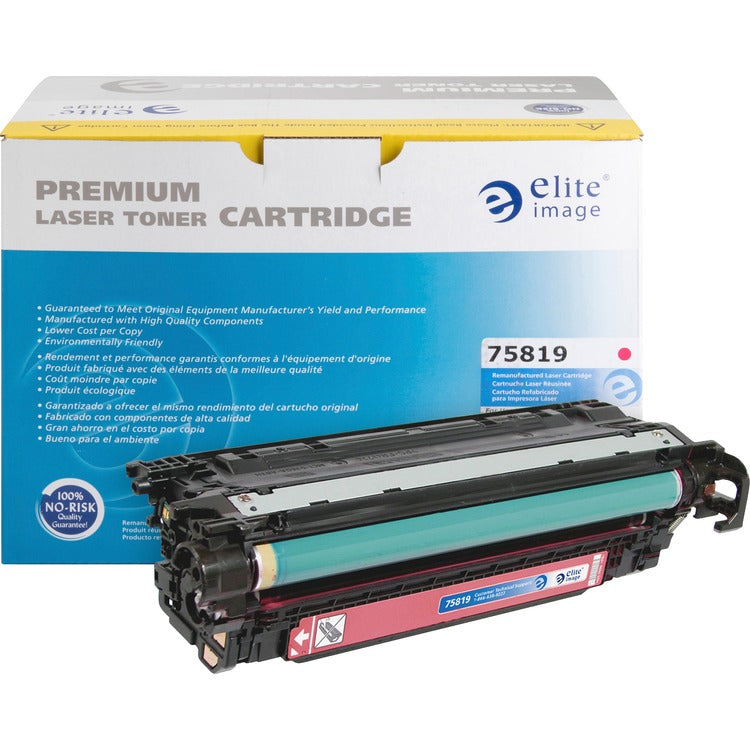 Elite Image Remanufactured Laser Toner Cartridge - Alternative for HP 507A (CE403A) - Magenta (ELI75819) Each