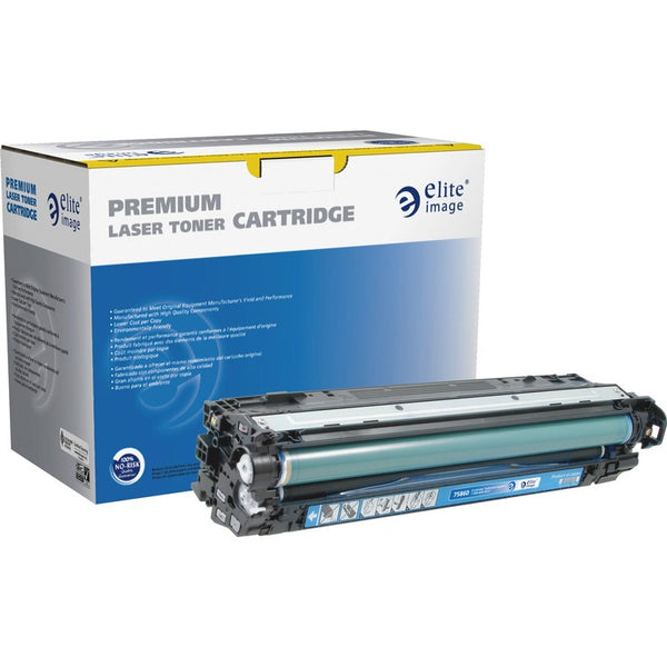Elite Image Remanufactured Toner Cartridge, Alternative for HP 307A (CE741A), Laser, 7300 Pages, Cyan, 1 Each (ELI75860) Each