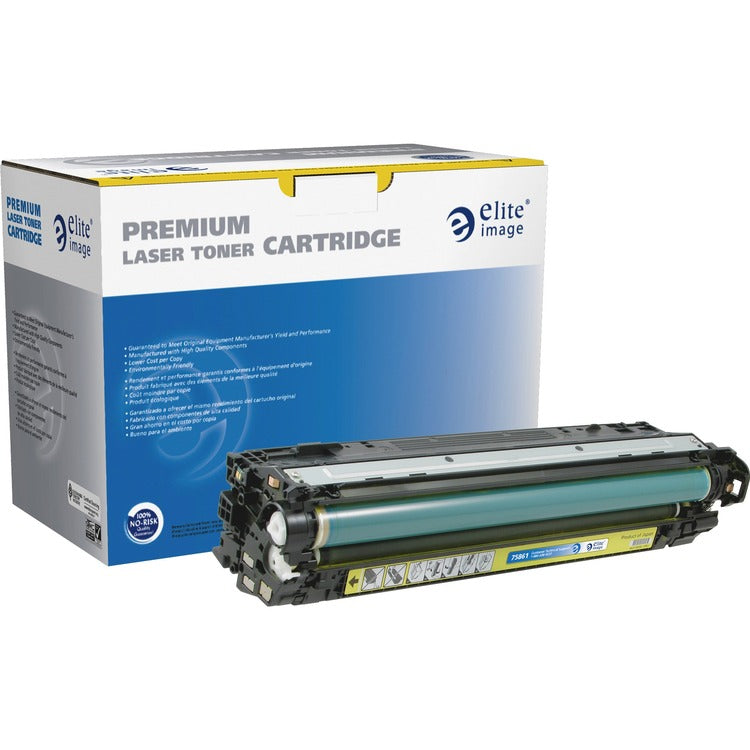 Elite Image Remanufactured Toner Cartridge, Alternative for HP 307A (CE742A), Laser, 7300 Pages, Yellow, 1 Each (ELI75861) Each