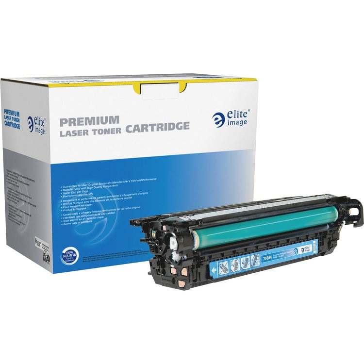 Elite Image Remanufactured Toner Cartridge, Alternative for HP 646A (CF031A), Laser, 12500 Pages, Cyan, 1 Each (ELI75864) Each