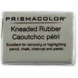 Prismacolor Design Kneaded Rubber Art Eraser, For Pencil Marks, Rectangular Block, Large, Gray (SAN70531DZ) 1 Dozen