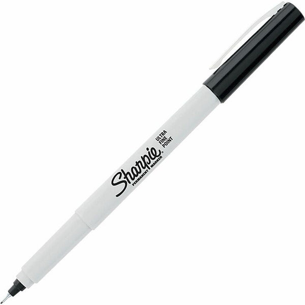 Sharpie Permanent Marker, Ultra-Fine, Black (SAN37121)