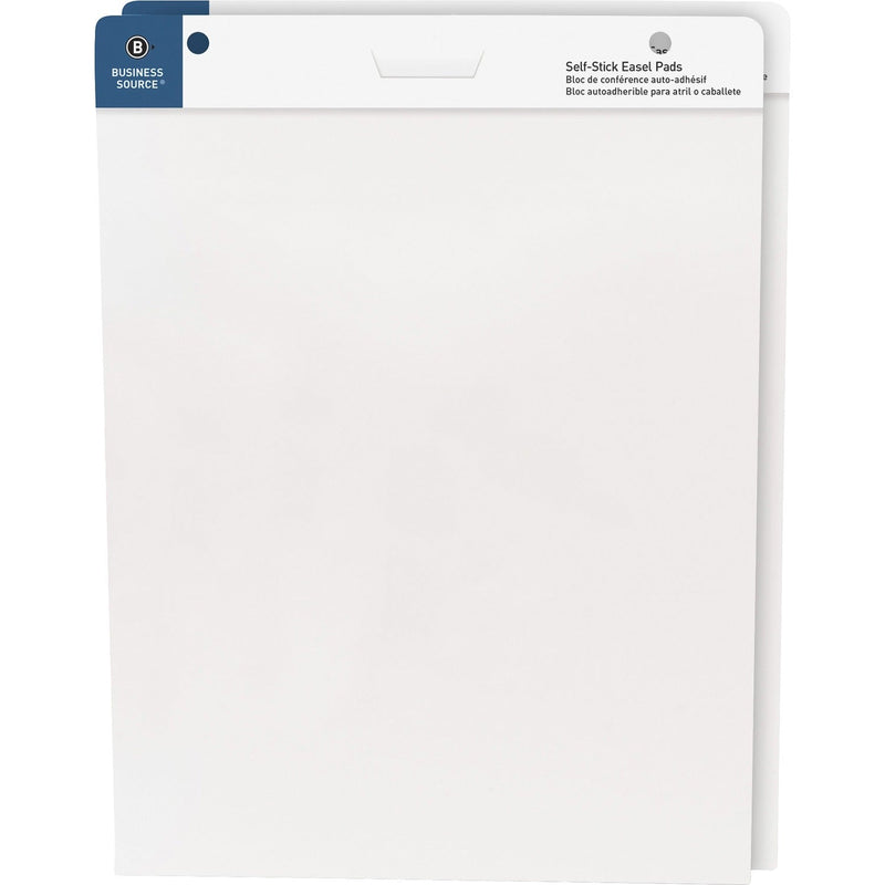 Business Source Self-Stick Easel Pads, 25"x30", 30 Shts/Pad, 2/PK, White (BSN38591) Carton of 2
