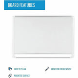 MasterVision White Series Dry Erase Board, 94.5" x 47.2" (BVCMVI210205) Each