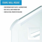 MasterVision White Series Dry Erase Board, 94.5" x 47.2" (BVCMVI210205) Each