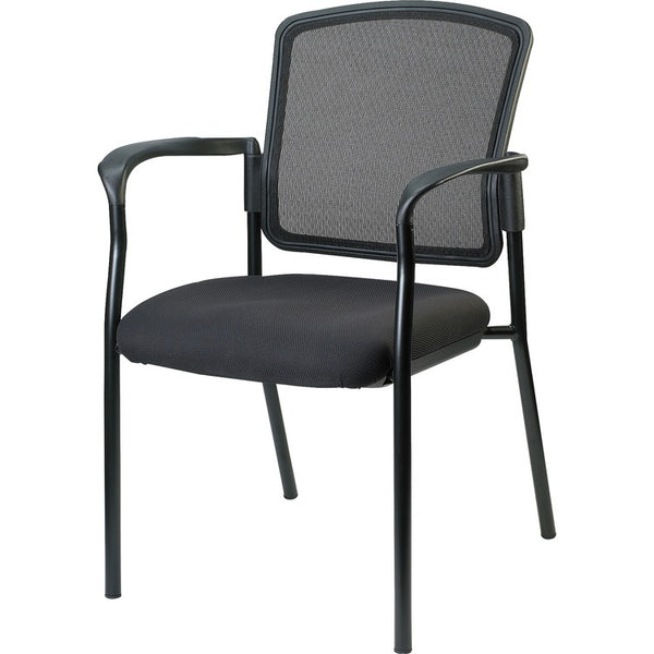 Lorell Guest Chair w/Arms, 32"x23"x9", Black (LLR23100)