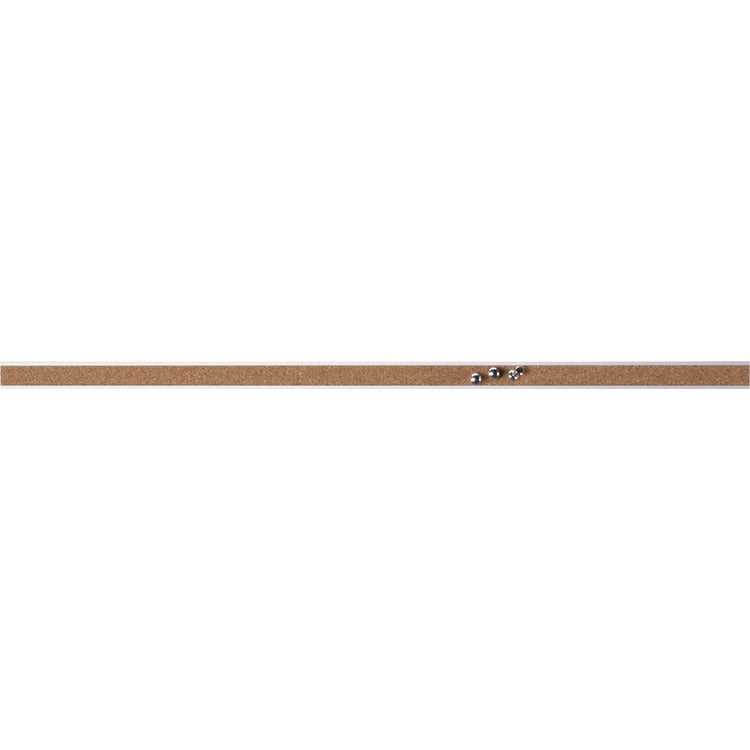 Lorell Cork Bulletin Bar, 18", Self-Sealing Strip, Aluminum (LLR49532)