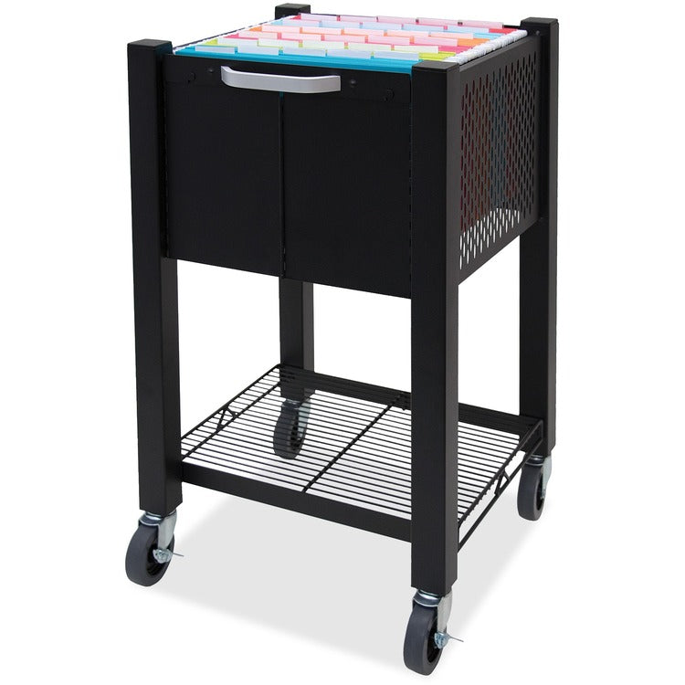Vertiflex Sidekick File Cart, 13-3/4"x15-1/2"x26-1/4", Black (VRTVF53002) Each